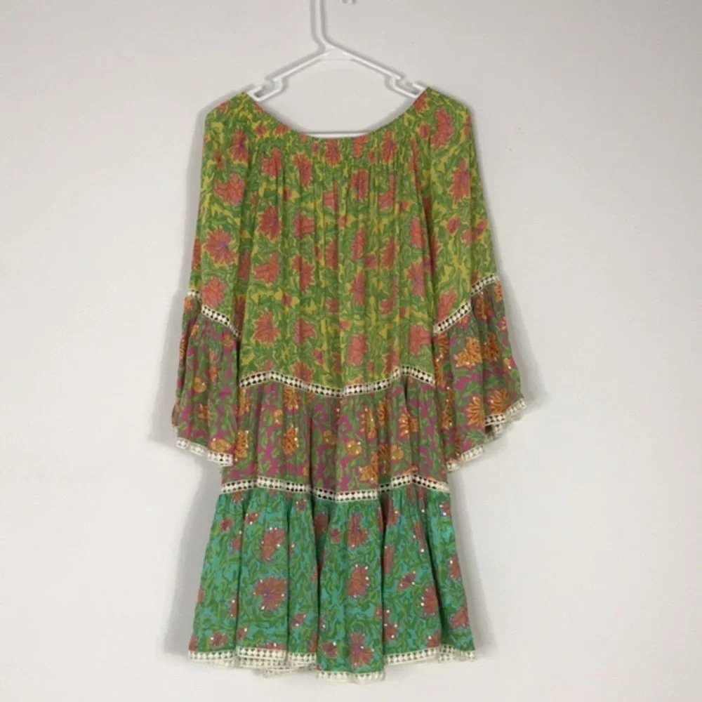 MISS JUNE SUNFLOWER DRESS MULTICOLOR - Picture 4 of 9
